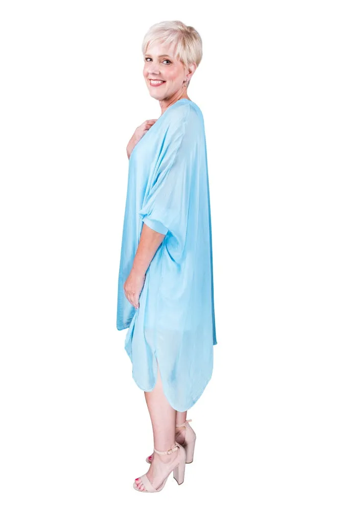 Alessia Silk Kaftan Dress (DQ202)