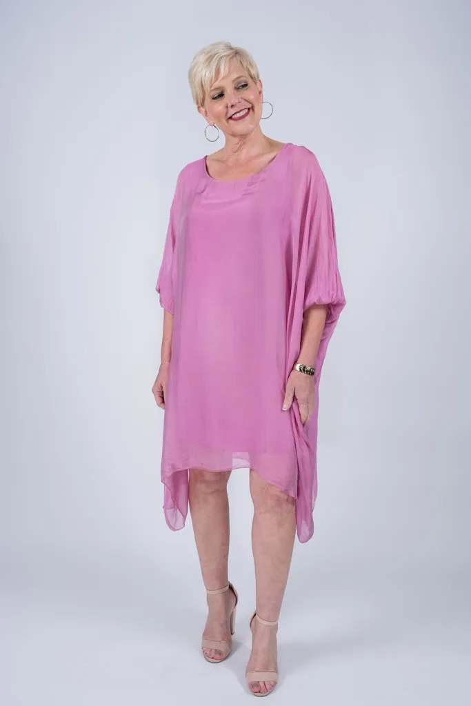 Alessia Silk Kaftan Dress (DQ202)