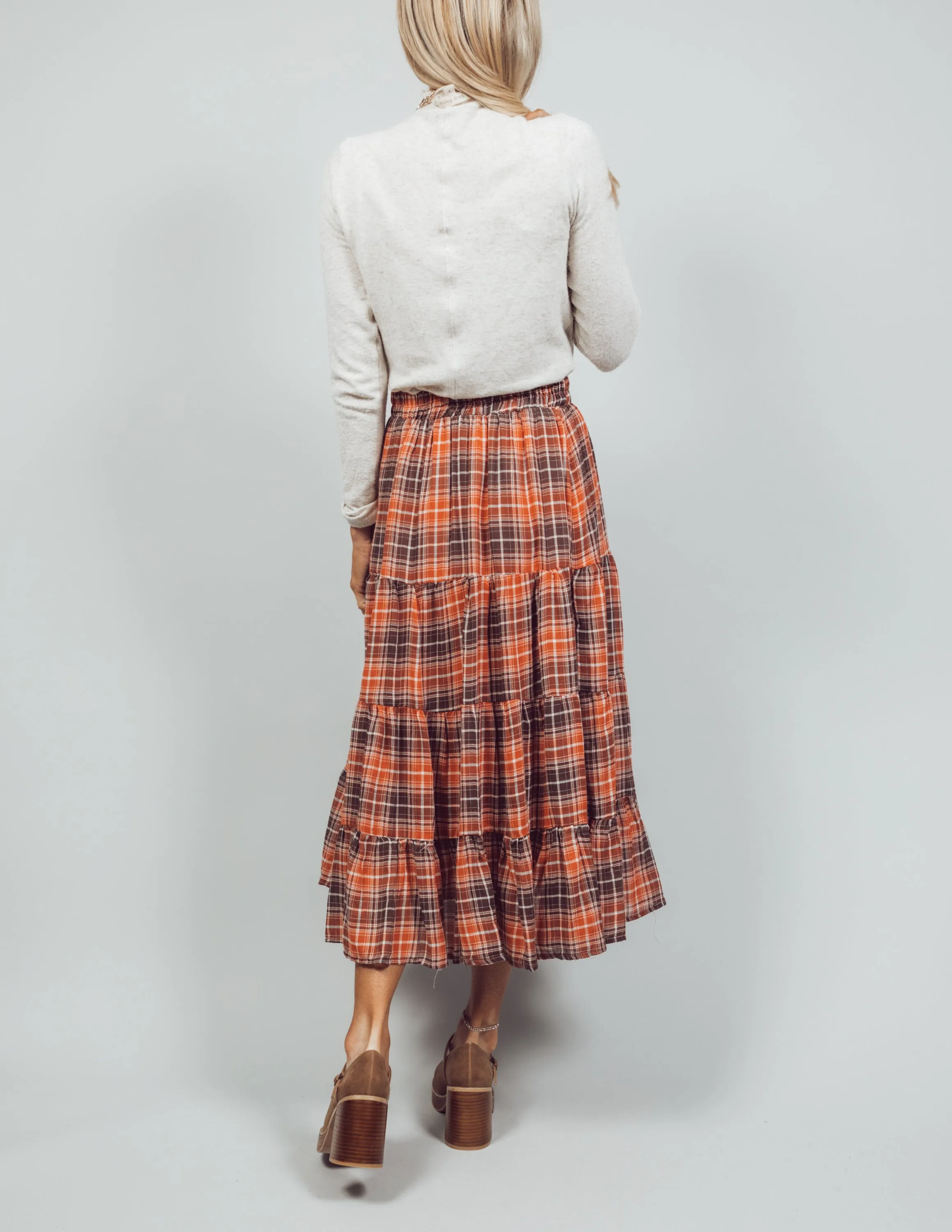 BeBe Plaid Skirt