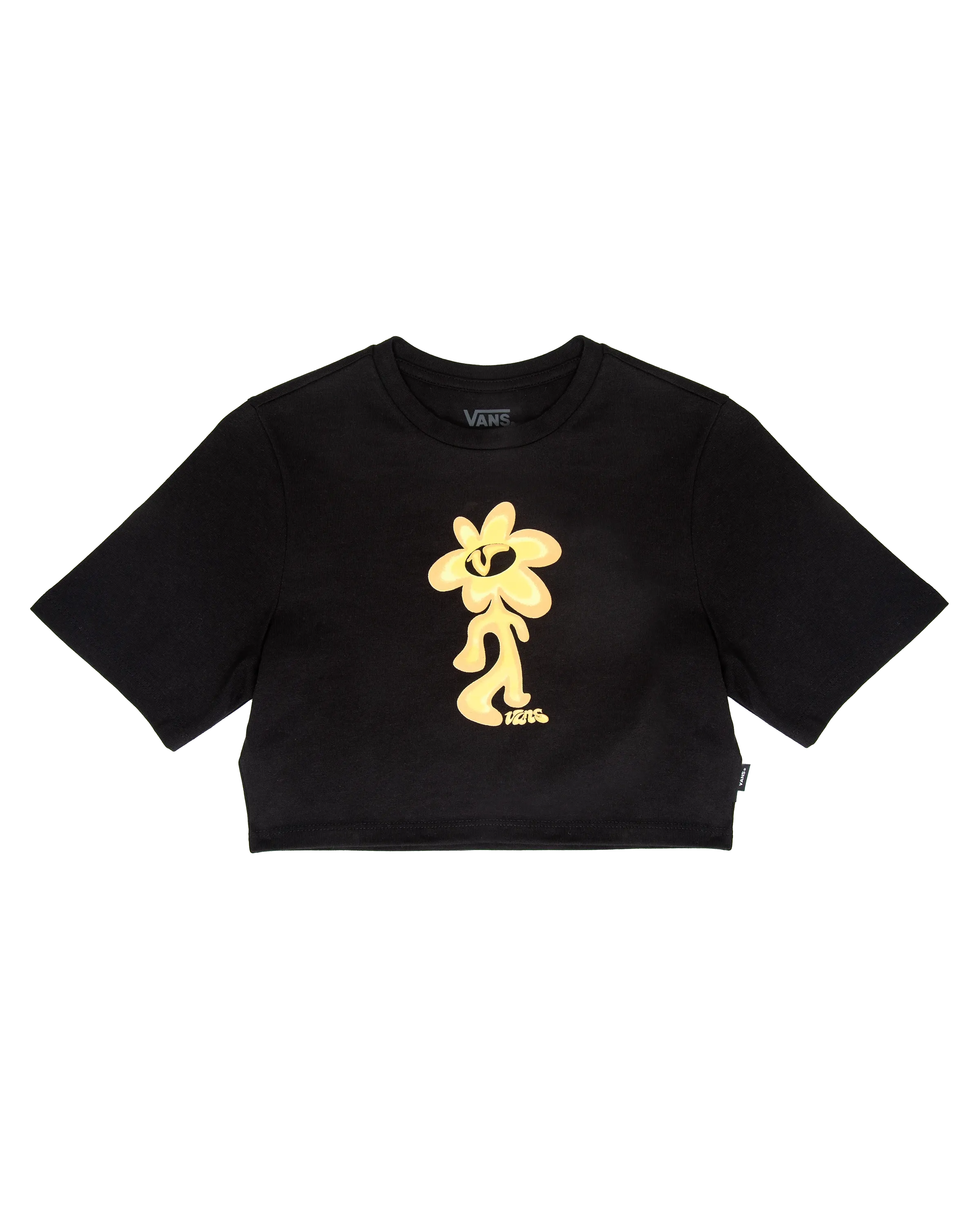 Bloom Head Crop II T-Shirt in Black