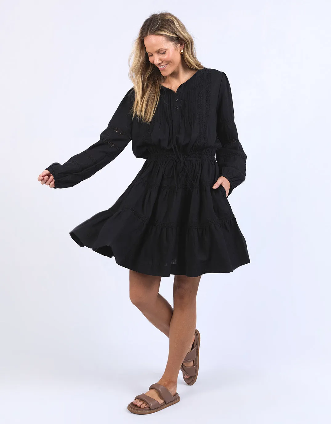 Bonnie Dress - Black