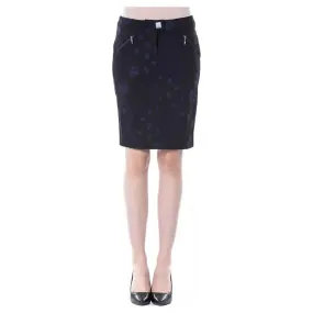 BYBLOS Black Cotton Women Skirt