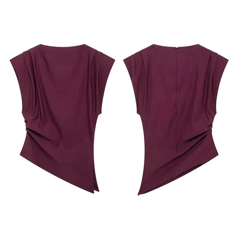 Cassie - Elegant sleeveless top