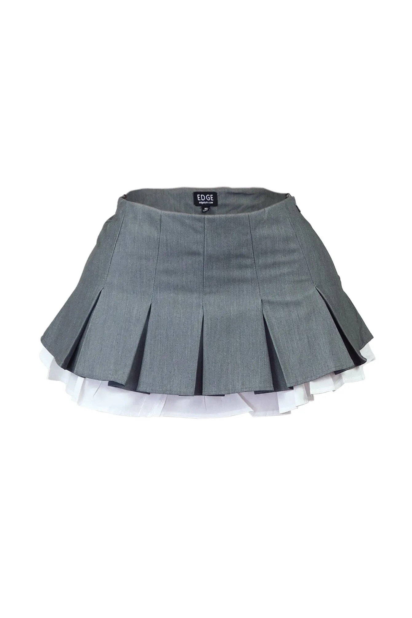 Celestial Pleated Mini Skirt