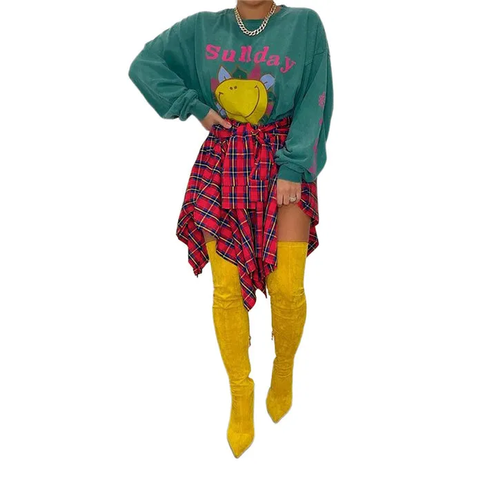 Chic Plaid Mini Skirt - Culture Heaven Special