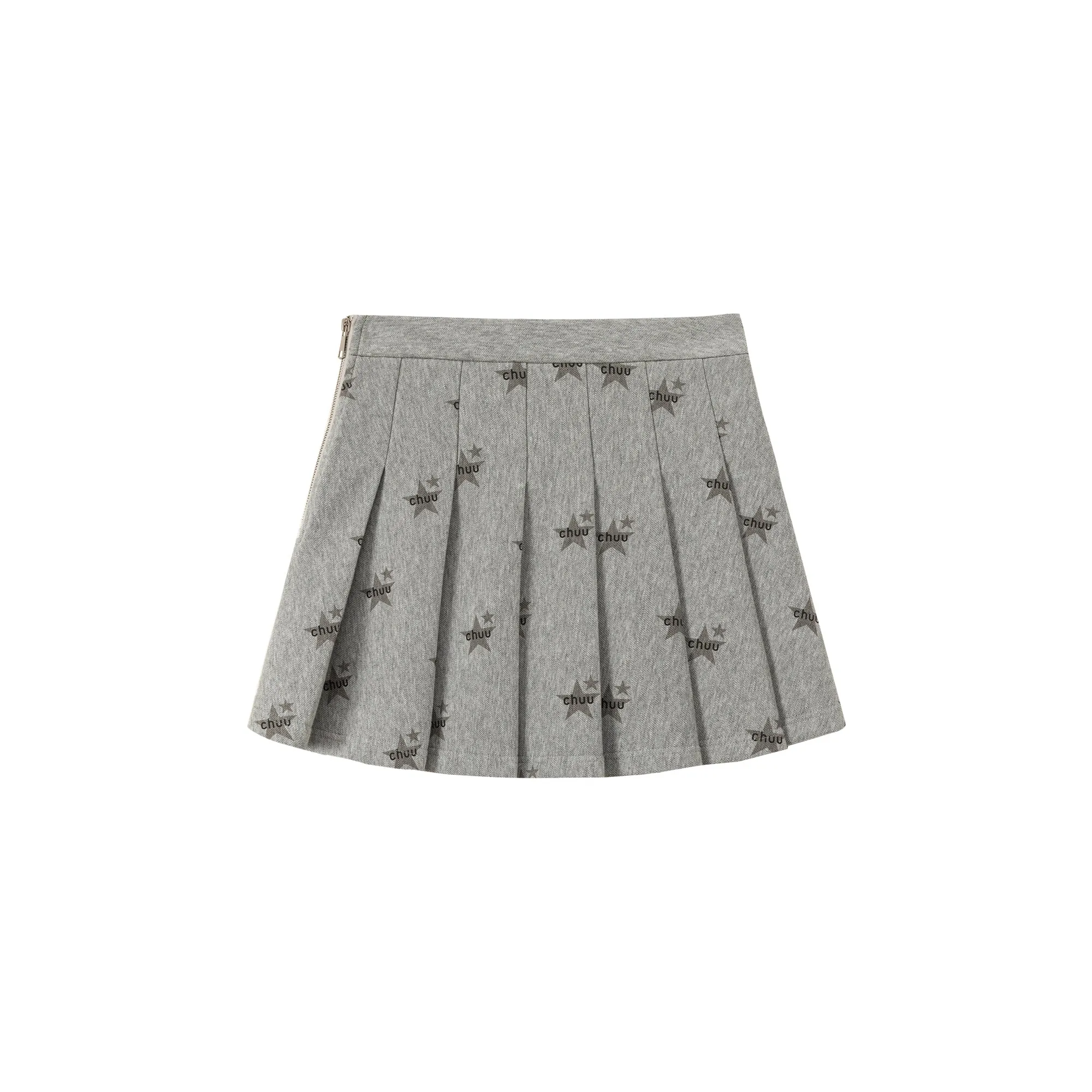 Chuu Star Pattern Pleated Skirt