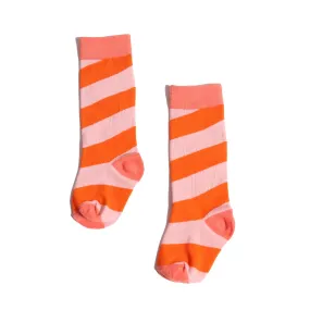 DIAGONAL COLOR BLOCK SOCKS