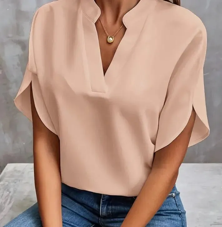 Elegant Essentials V-Neck Blouse