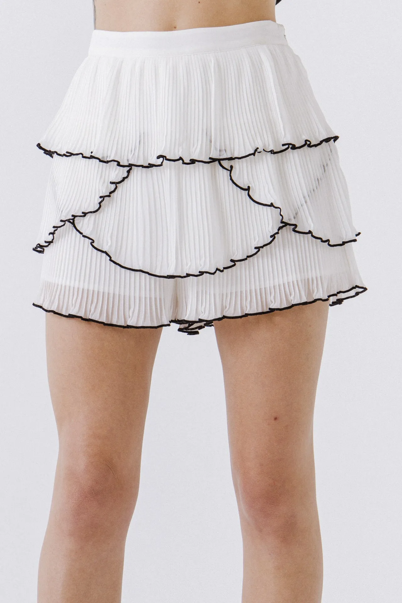 Endless Rose - Tiered Ruffle Shorts