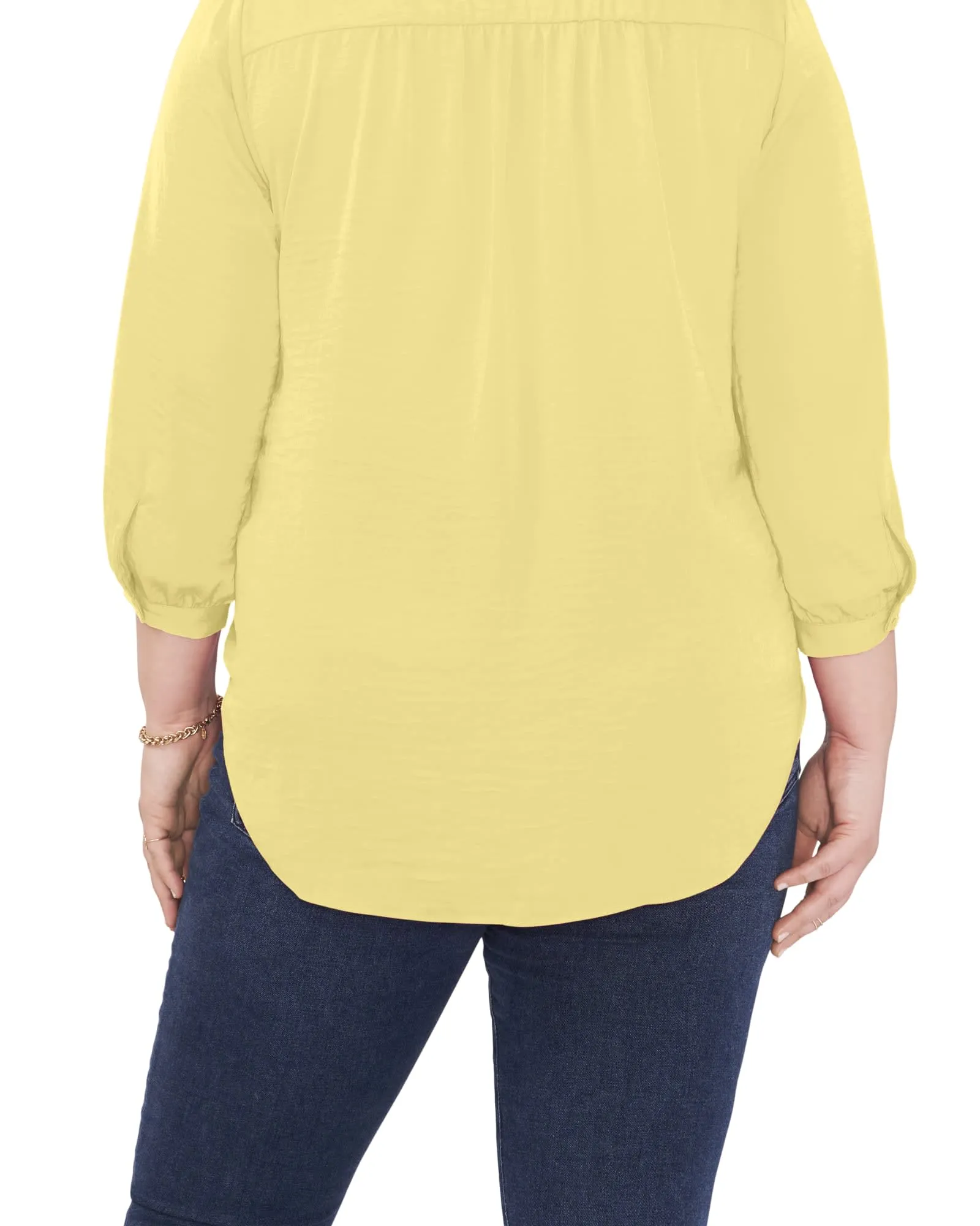 Everley V-Neck Blouse | SUNBURST