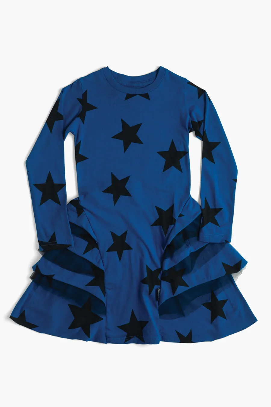 Girls Dress Nununu Star Layered - Blue