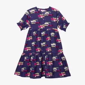 Girl's long arty dress