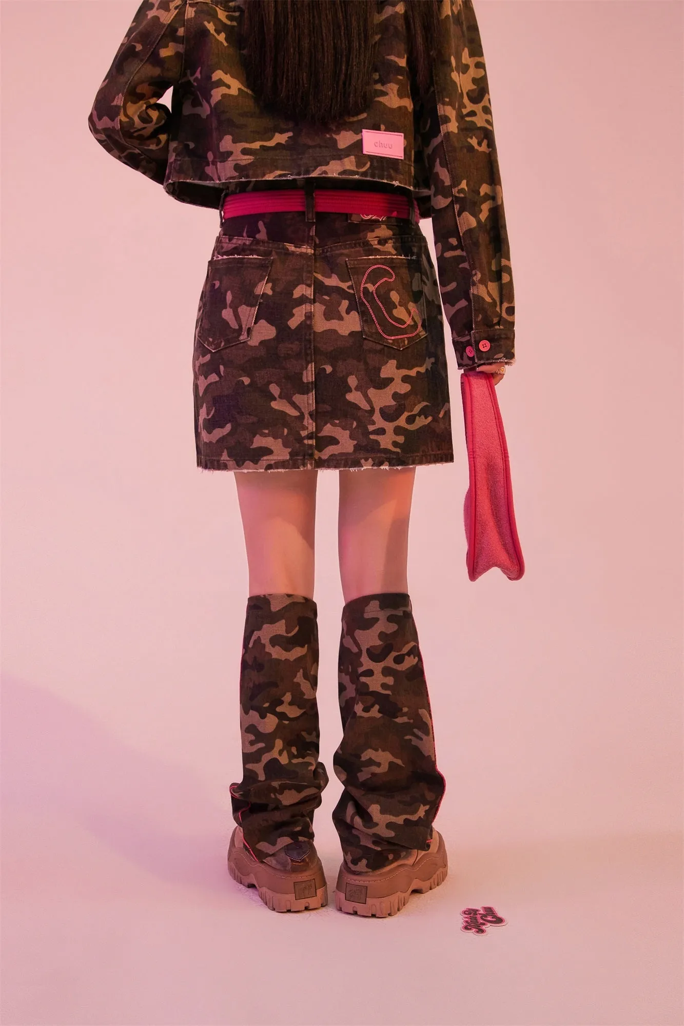 Hot Girl Camouflage Skirt