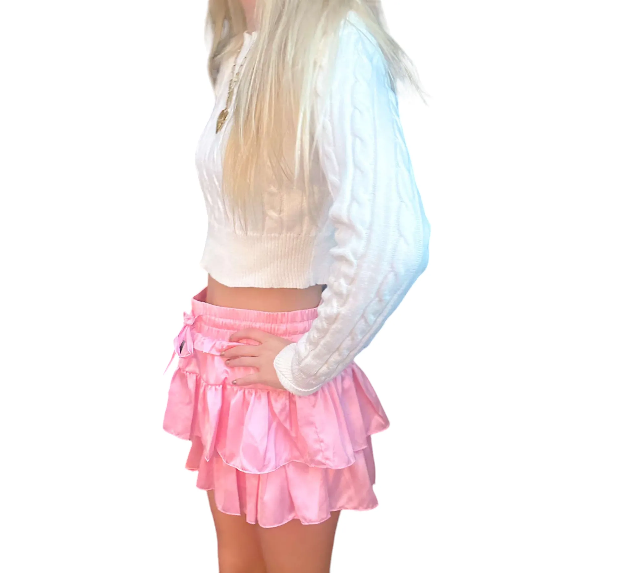 Ice Pink Ruffle Delight Skort