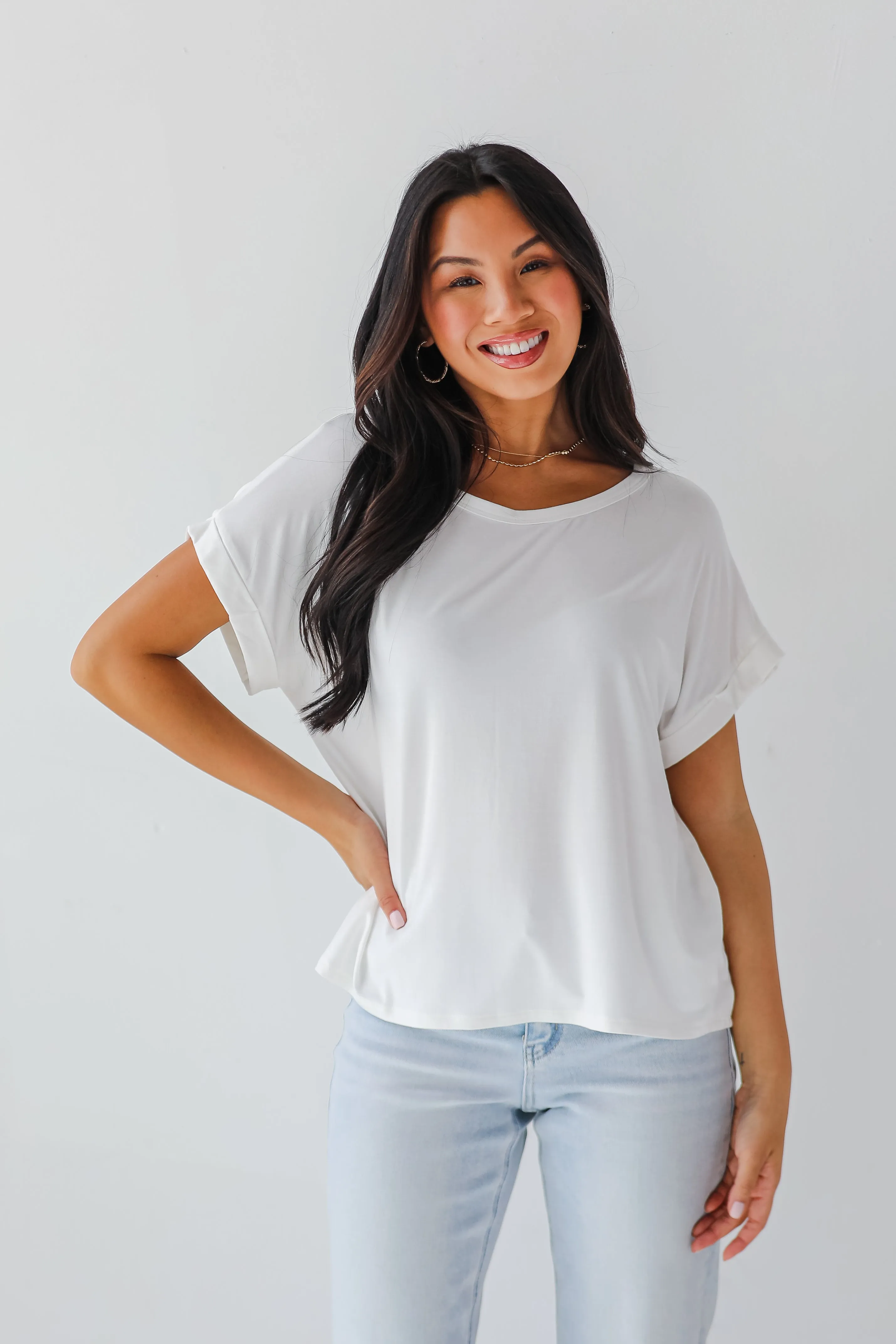 Kenna Everyday Short Sleeve Tee - DU DEAL