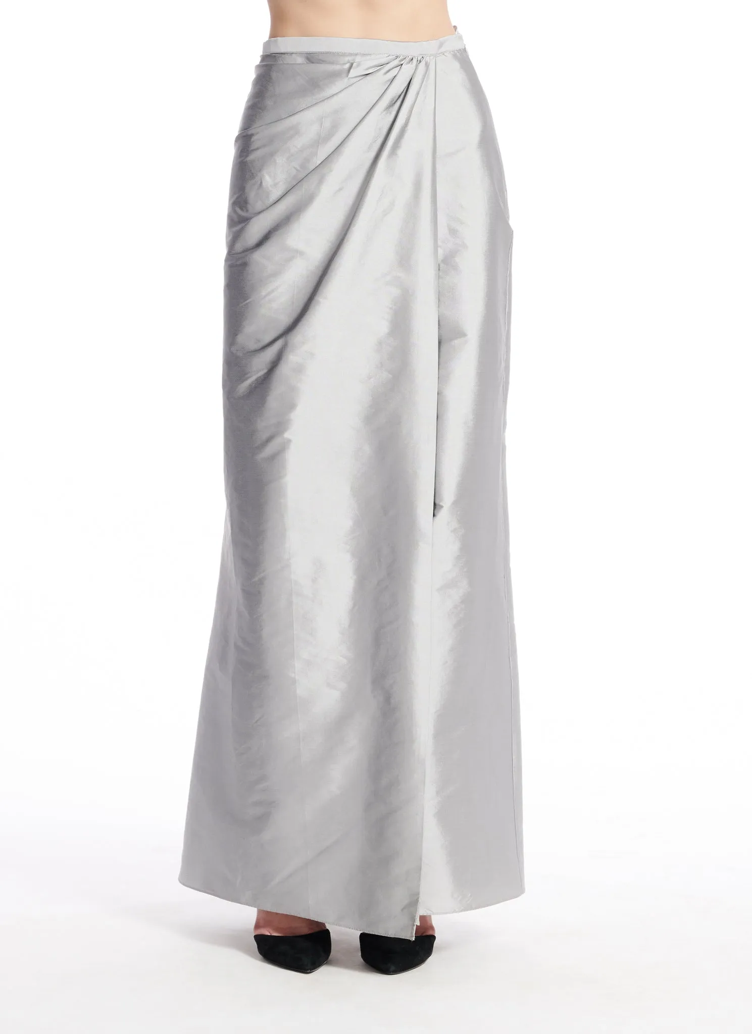 Long Taffeta Skirt