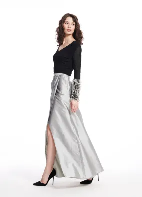 Long Taffeta Skirt