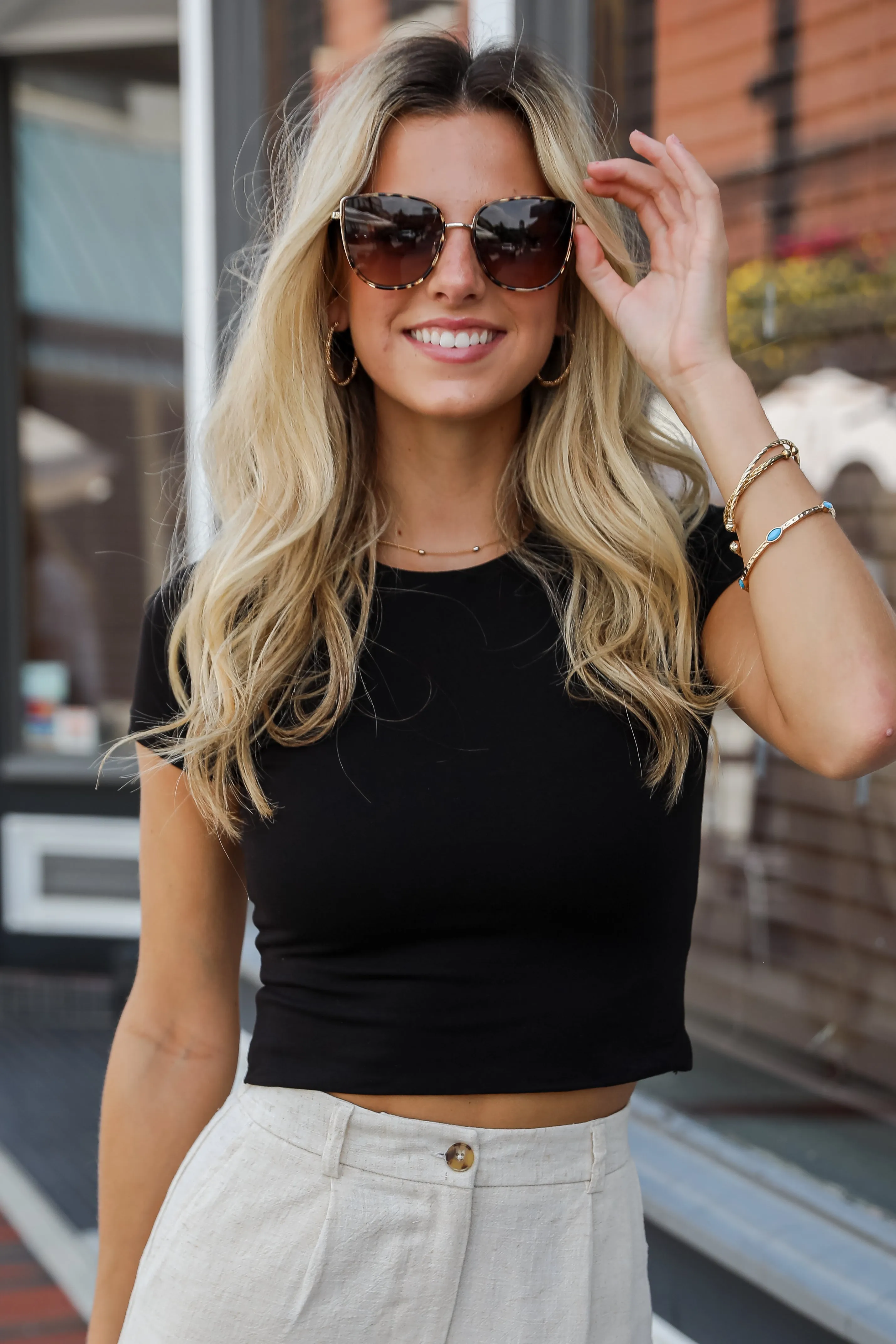 Madi Everyday Cropped Tee - DU DEAL