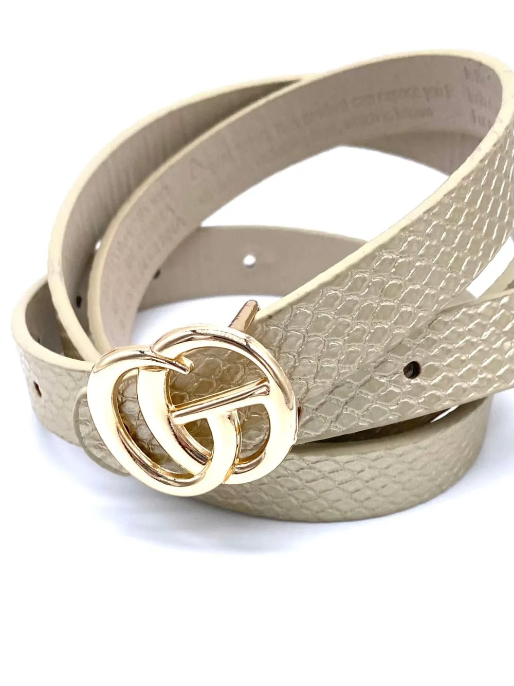 Mini Luxe Leather Belt