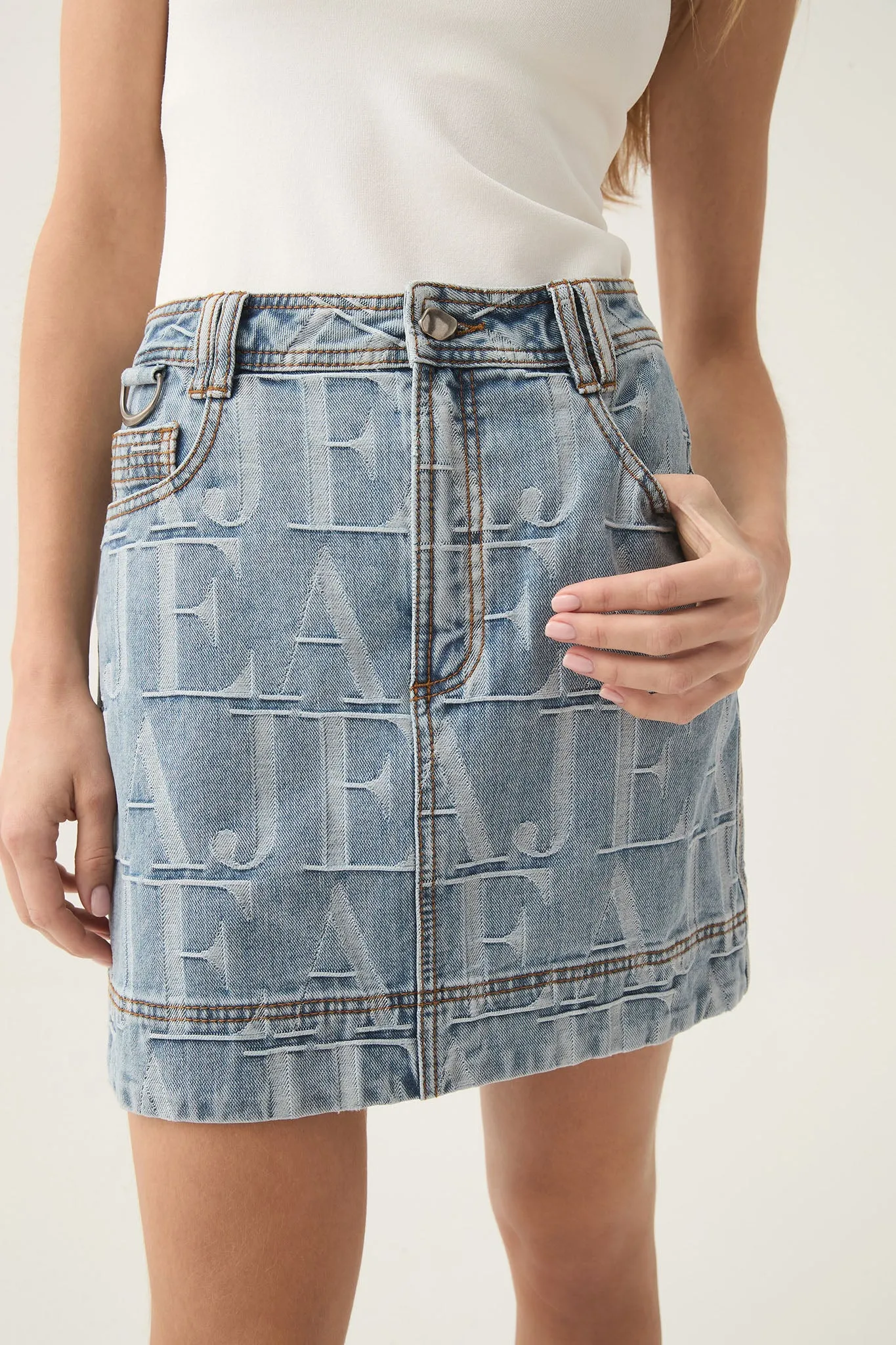 Nostalgia Denim Mini Skirt