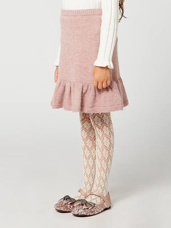 One Friday Pink woolly skirt