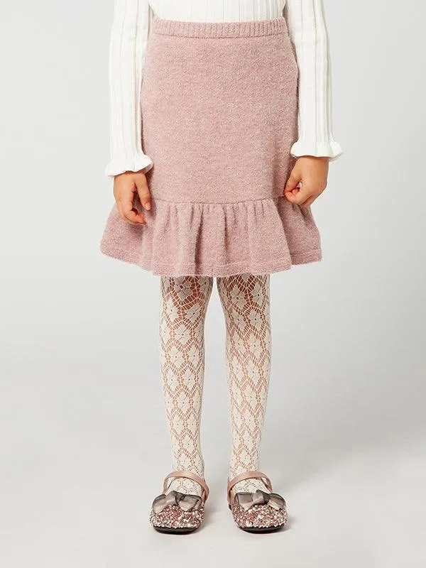 One Friday Pink woolly skirt