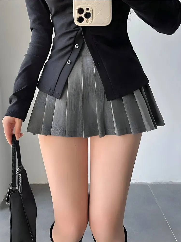 Pleated Tennis Mini Skirt