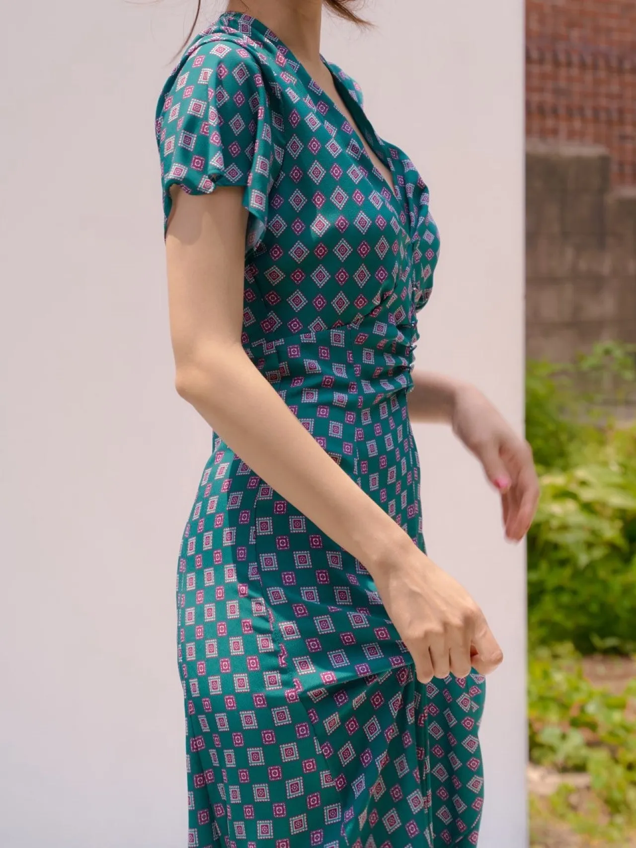 SANDRODANO PATTERNED DRESS