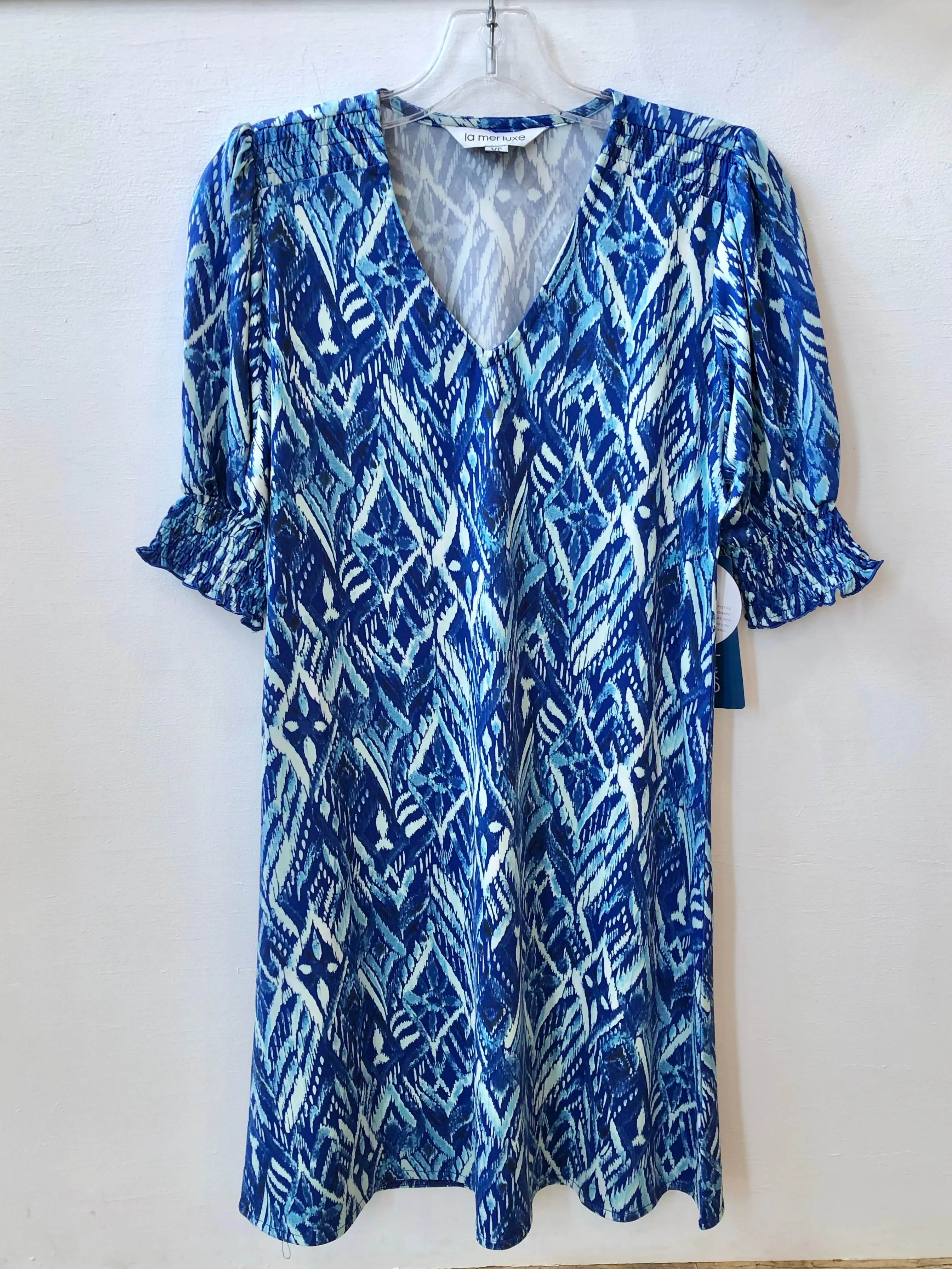 Short Sleeve Morgan Dress - Blue Cyprus FINAL SALE