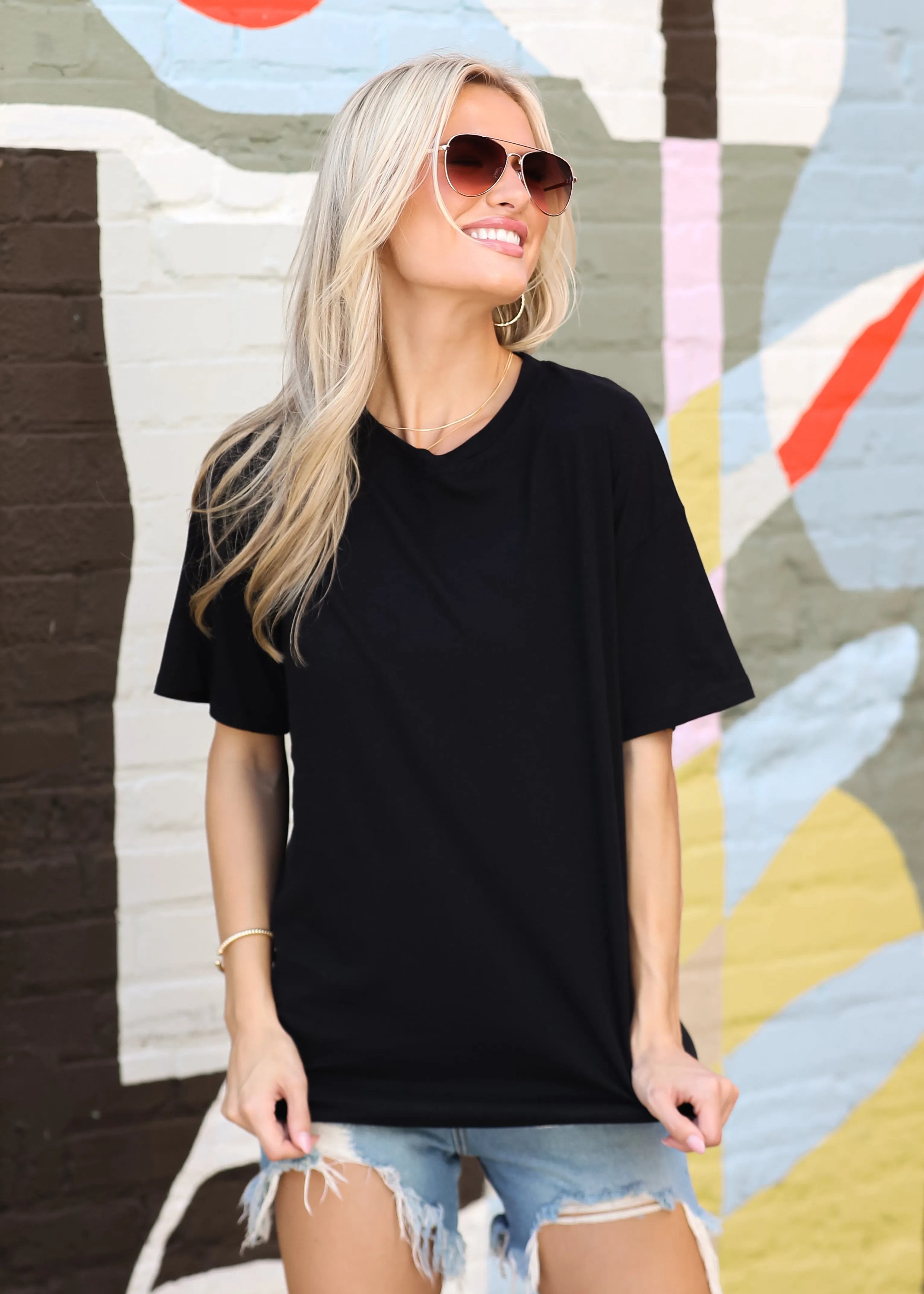 Stella Oversized Tee - DU DEAL