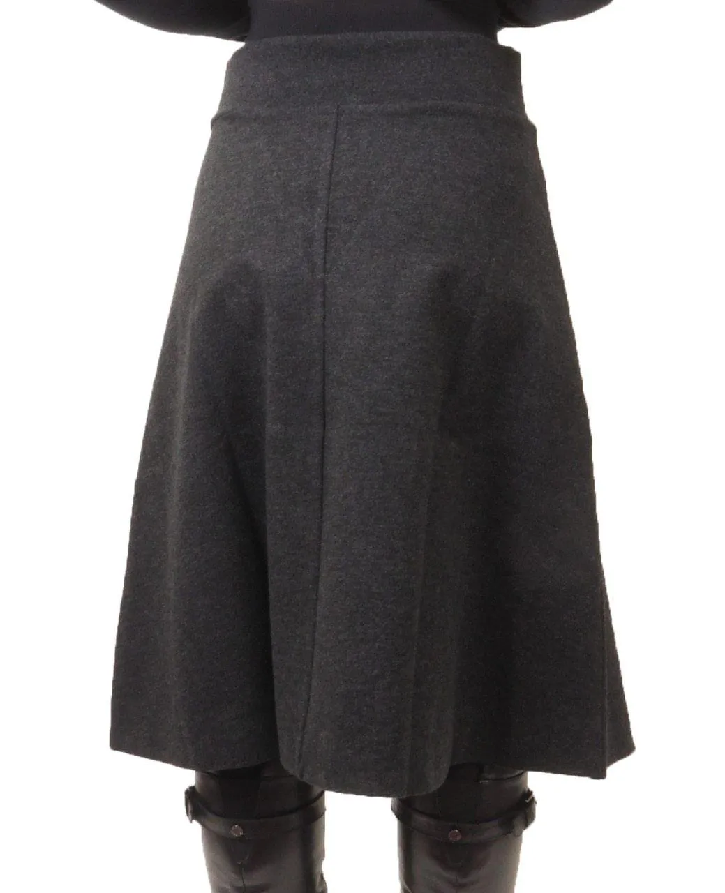 Wear and Flair Charcoal Skirt (7085)