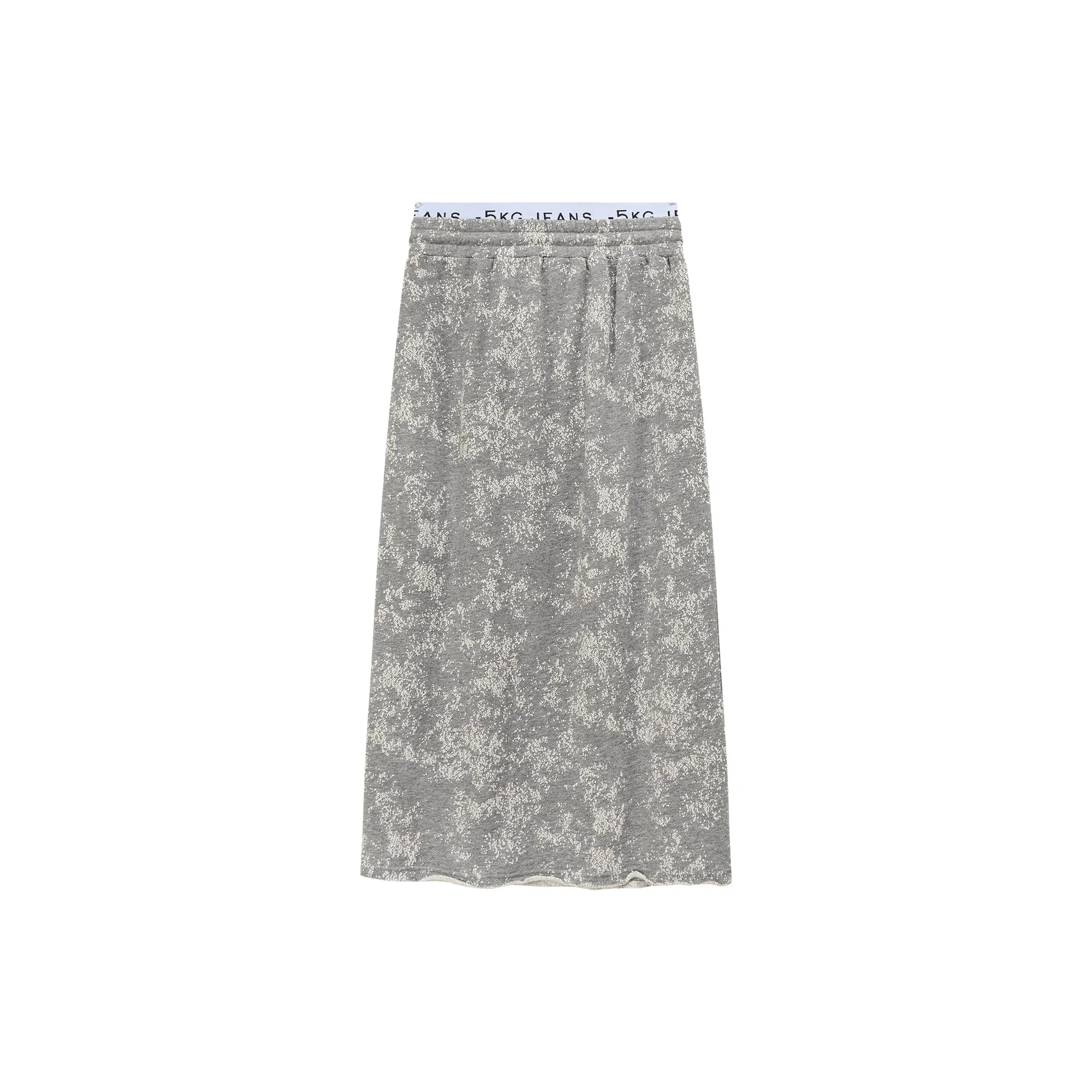 With A Smile Printed Knit Long Skirt