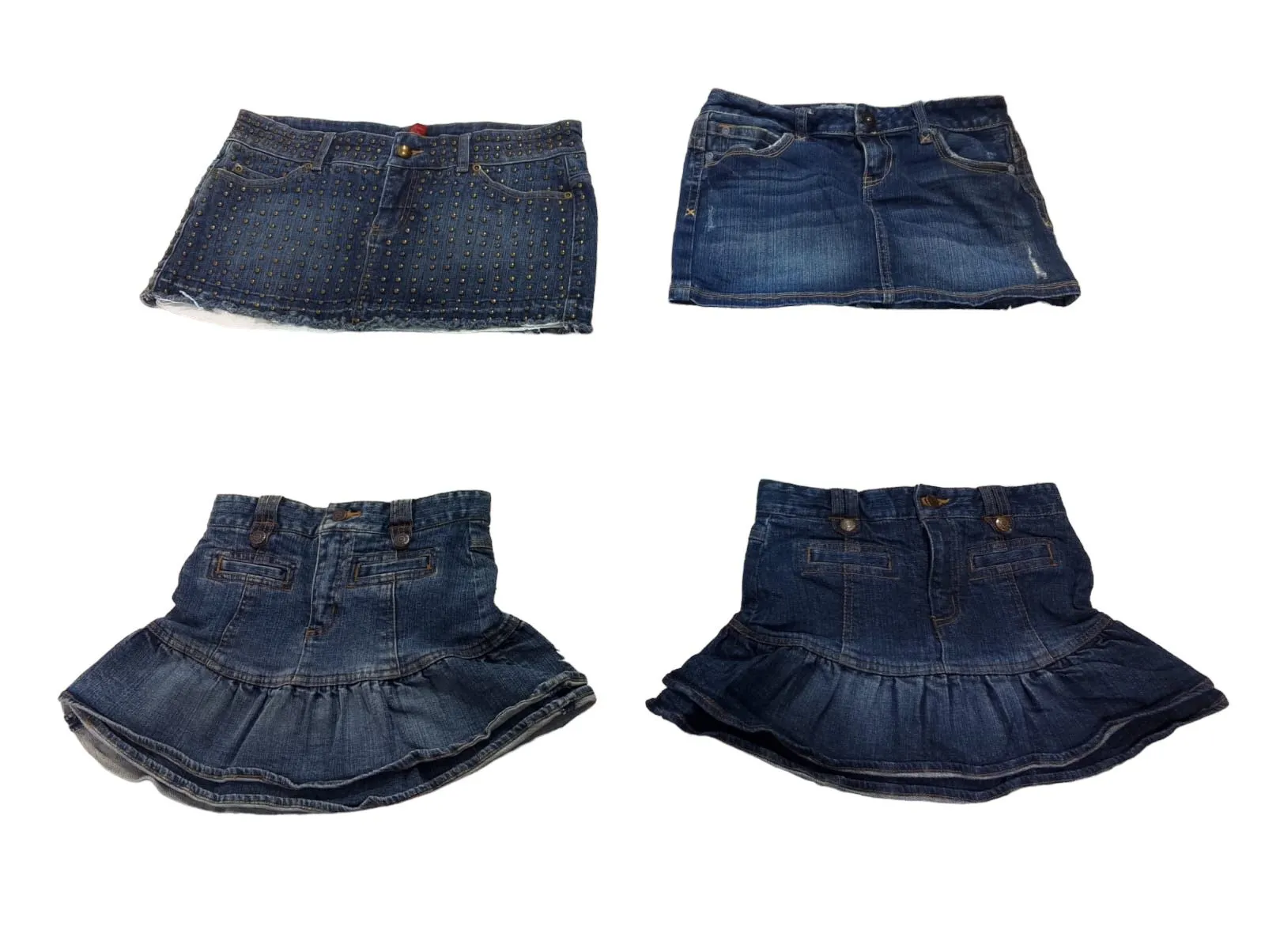 Y2k 2024 - Denim Mini Skirts - 11 pcs